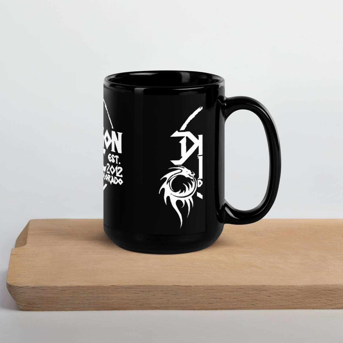 Dragon DGC Black Glossy Mug