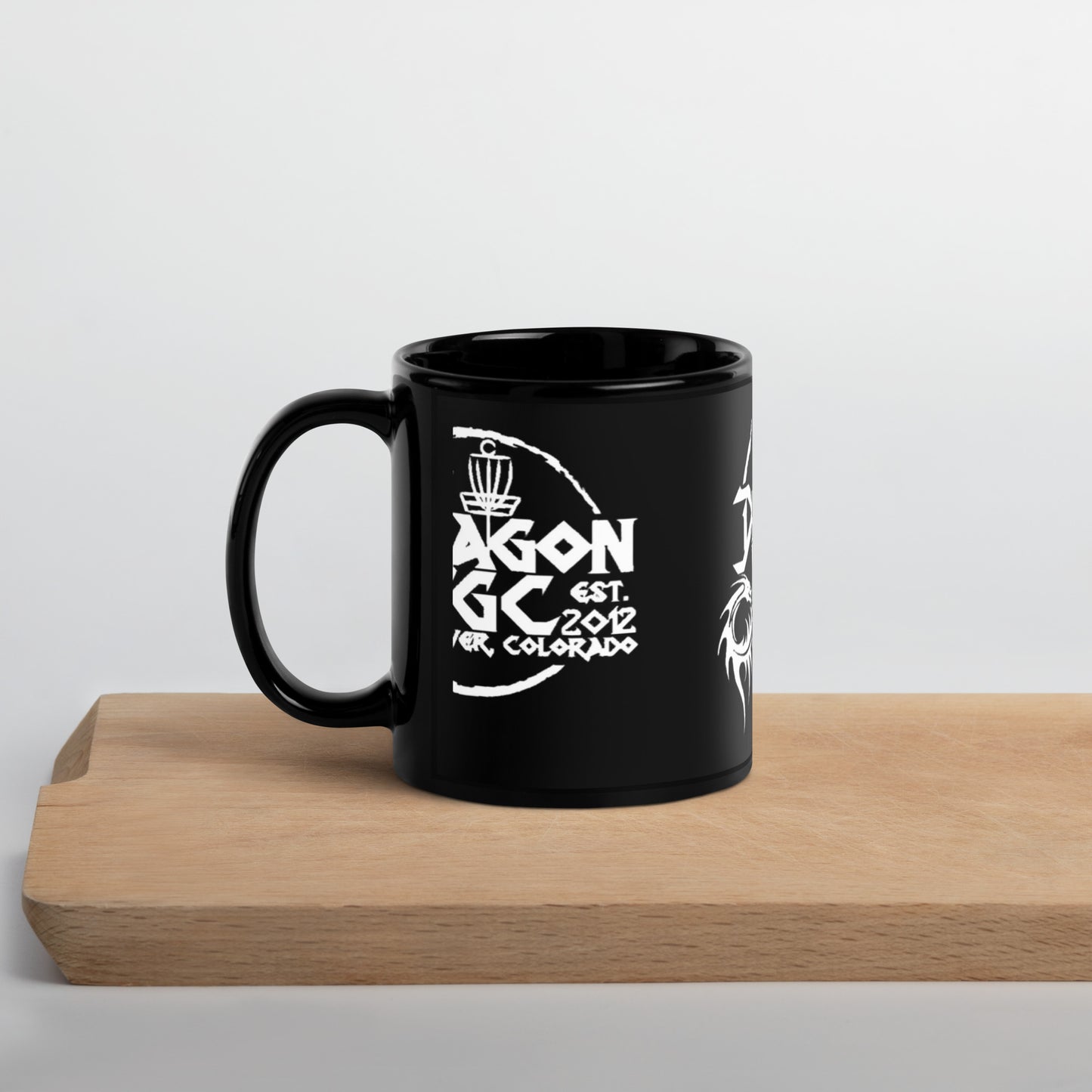Dragon DGC Black Glossy Mug