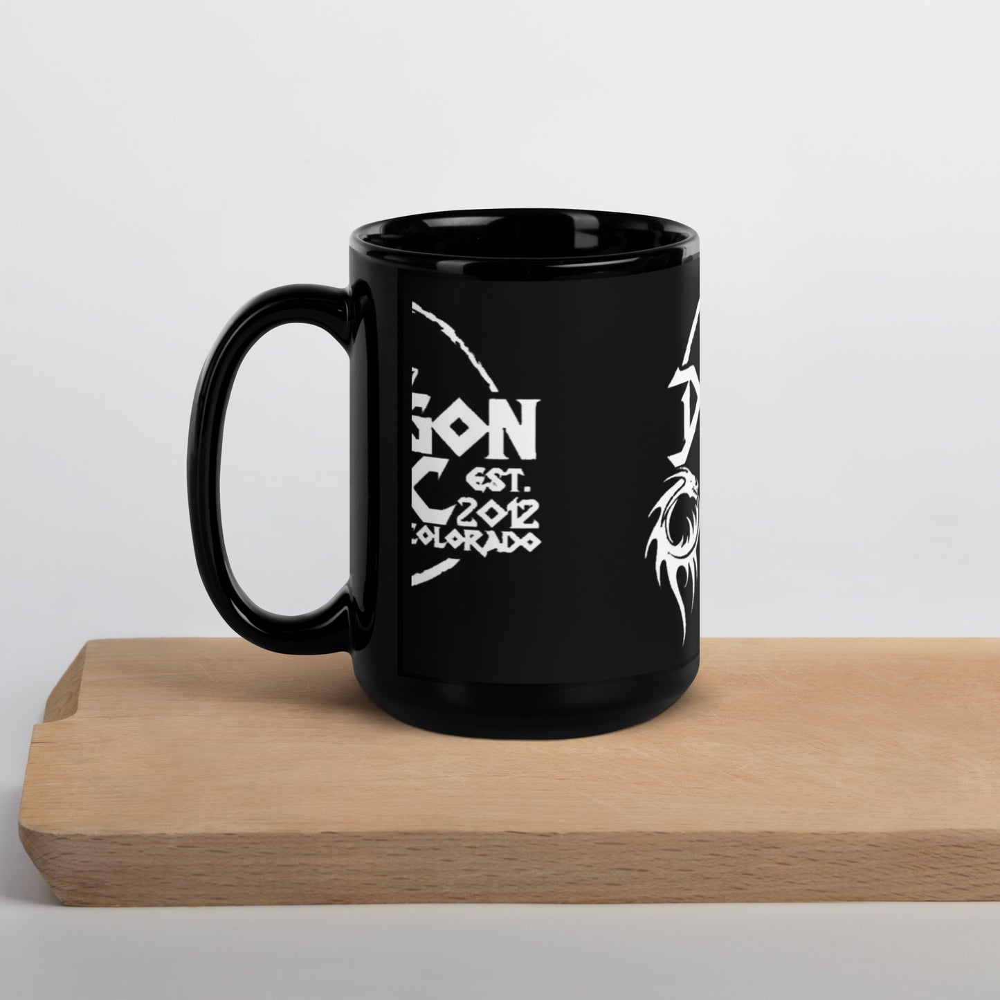 Dragon DGC Black Glossy Mug